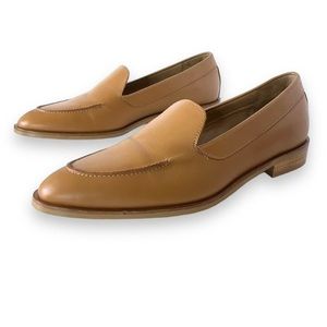 Everlane pointed toe leather loafers